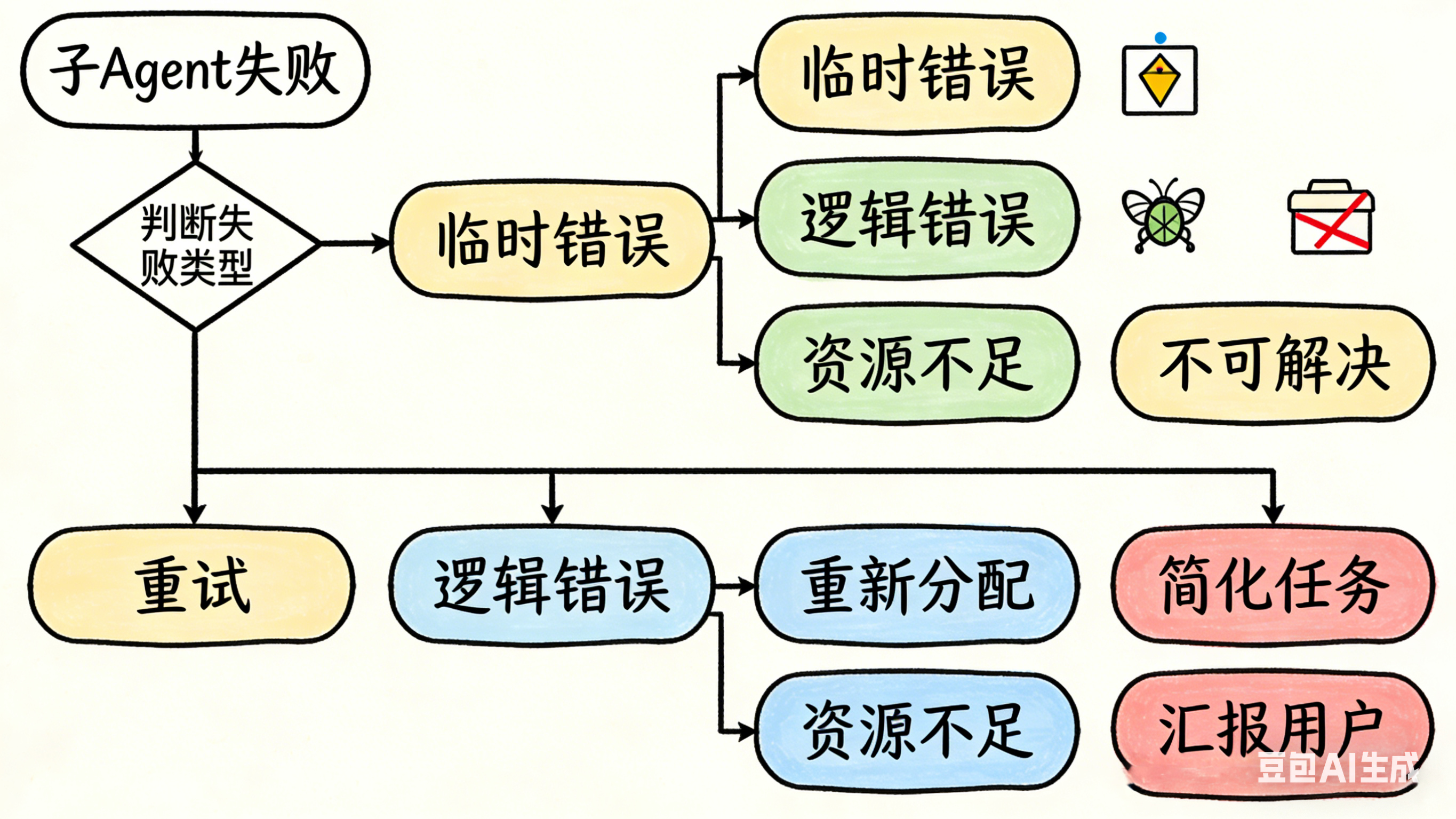 错误处理策略流程图